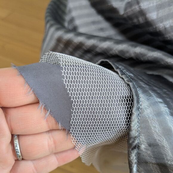 Vintage Flirt Prom Dress Maxi Gown 10 Silver Gray Y2K Corset Fairy Goth Glam - Picture 14 of 15